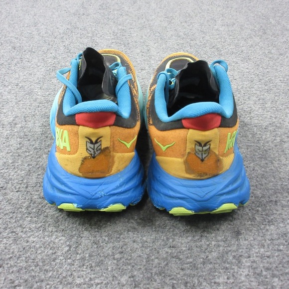 Hoka One One Speedgoat‎ 5 Trail Running Shoes Mens Size 11.5 Orange Blue 1123157 main image 6